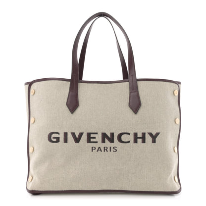 Givenchy Canvas Medium Bond Shopper Tote Aubergine 1 of 10