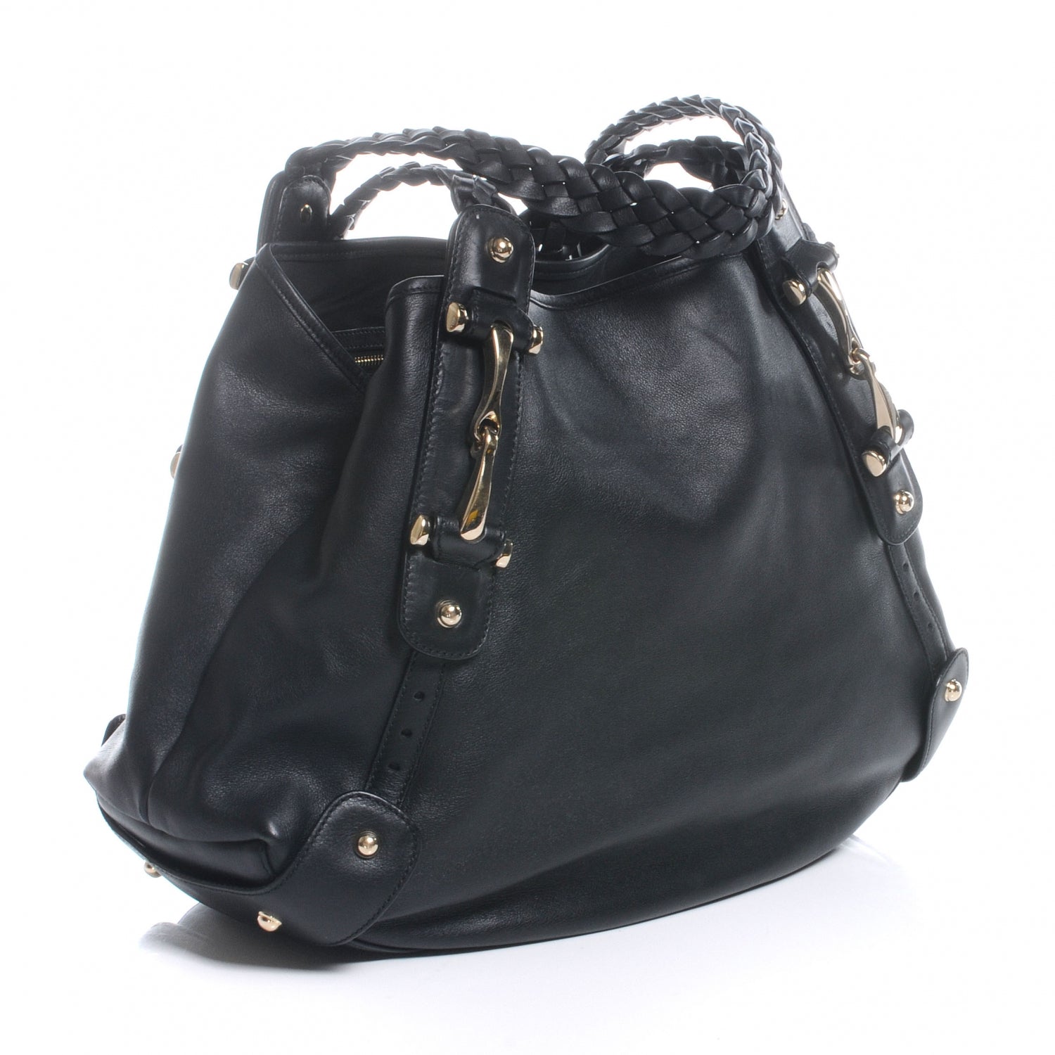 Gucci Leather Pelham Medium Hobo Black 3 of 7