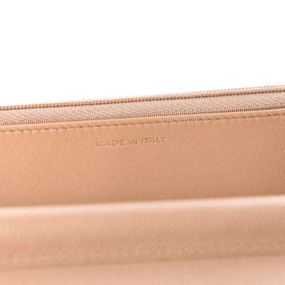 Chanel Caviar Quilted Wallet On Chain WOC Beige 9 of 12