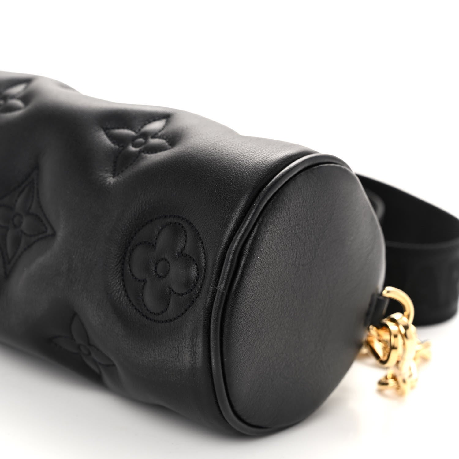 Louis Vuitton Calfskin Bubblegram Papillon BB Black 9 of 9
