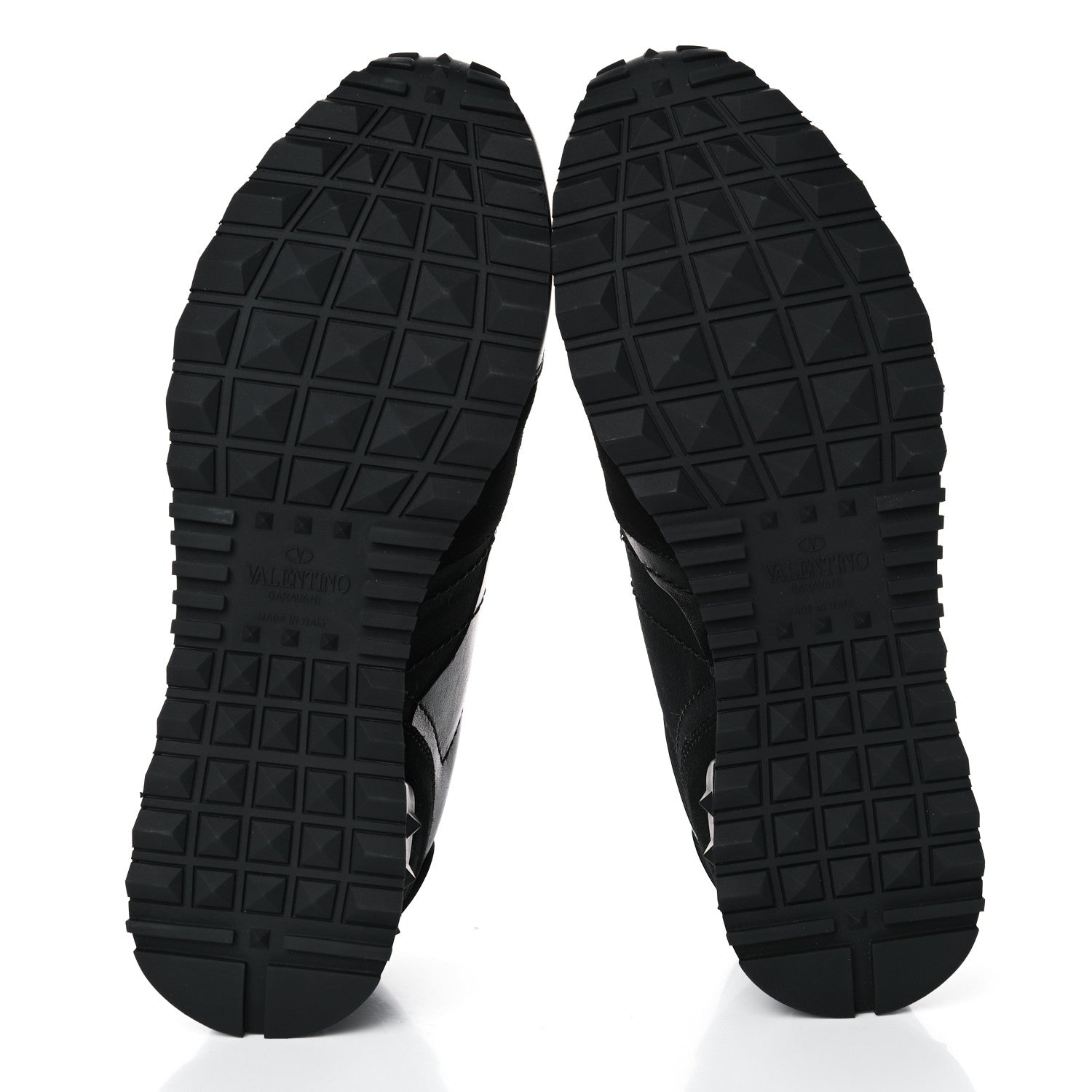 Valentino Garavani Nappa Suede Camouflage Mens Rockrunner Sneakers 41 Black 40.5 Black 5 of 10