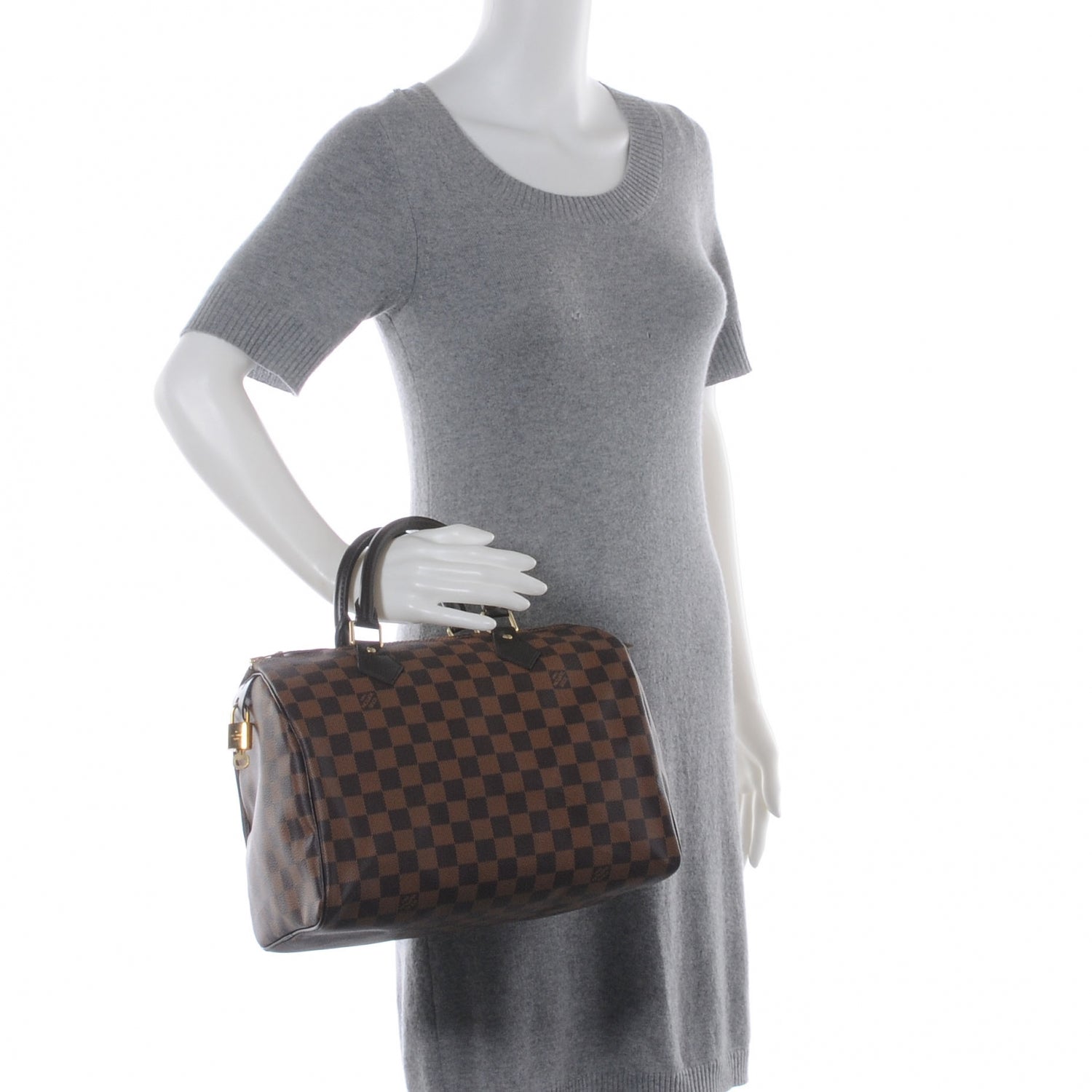Louis Vuitton Damier Ebene Speedy 30 2 of 7