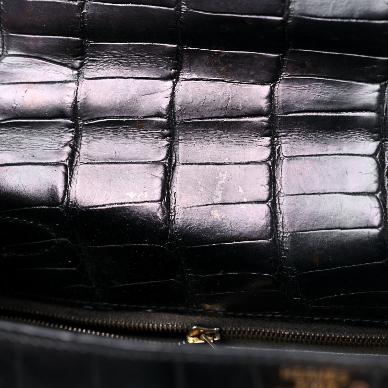 Hermes Matte Alligator Kelly Sellier 32 Black 12 of 25