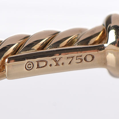 David Yurman 18K Yellow Gold Lapis Lazuli 8.5mm Solari Bracelet 5 of 5