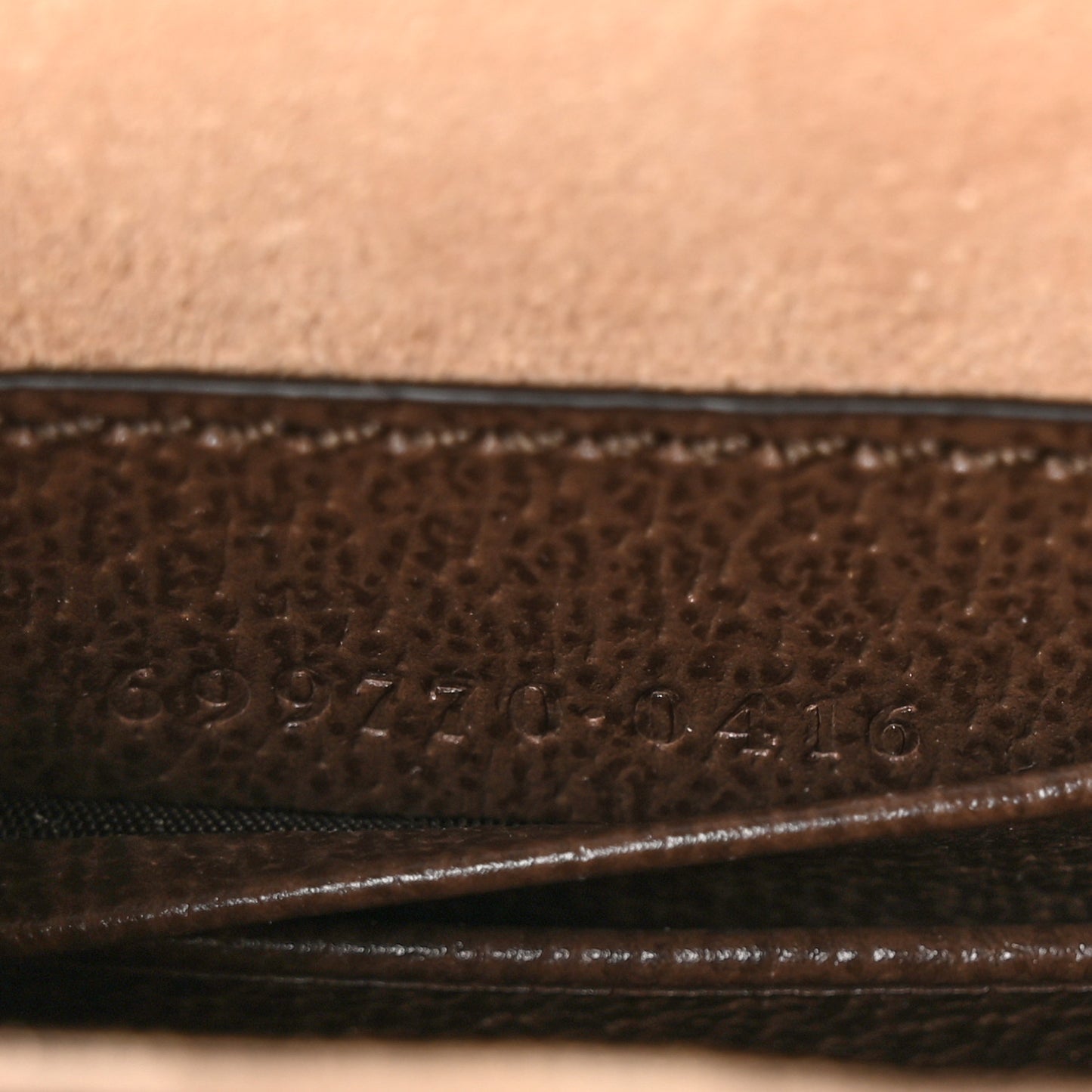 GG Supreme Monogram Textured Dollar Calfskin Web Mini Ophidia Top Slip Handle Crossbody Bag Beige Ebony New Acero