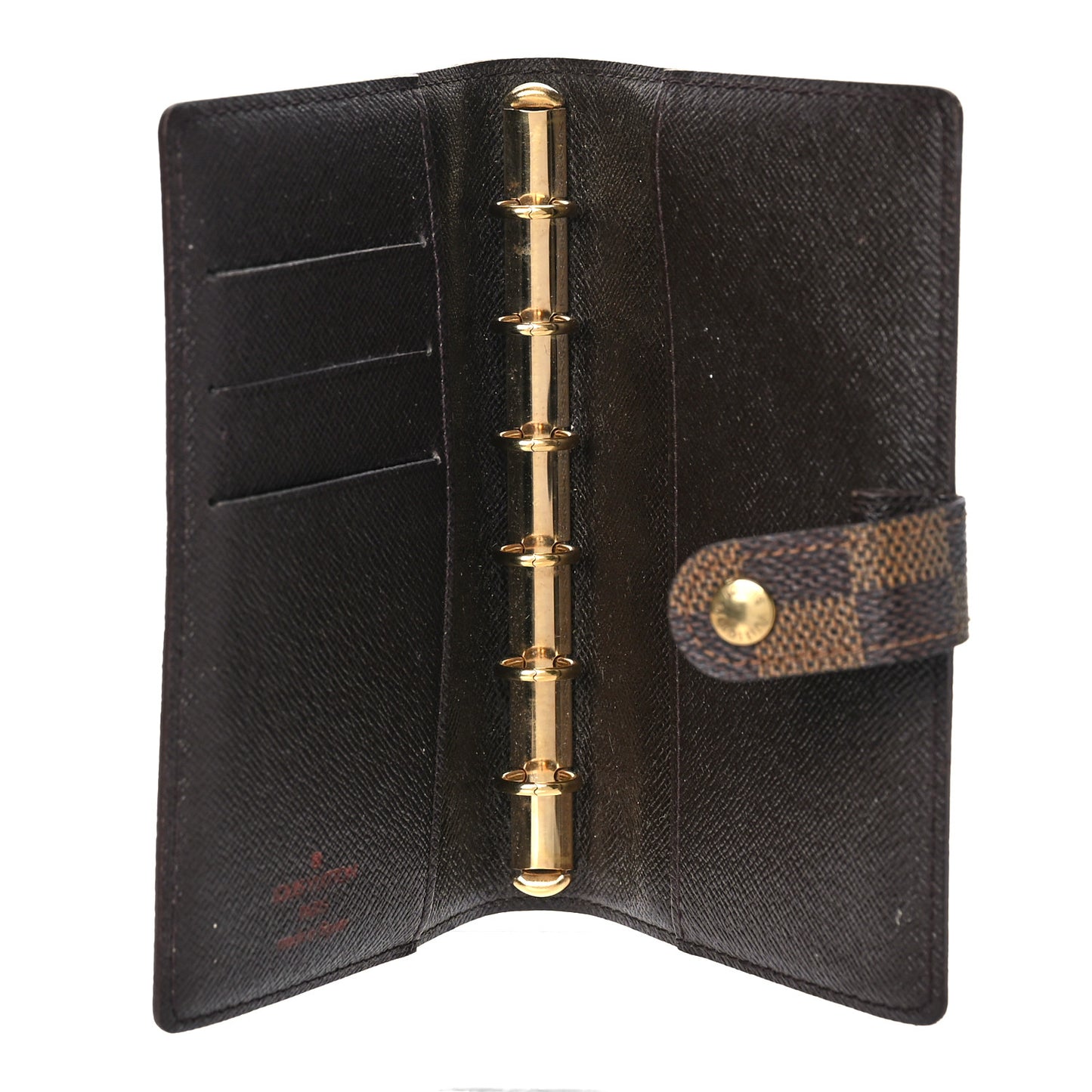 Damier Ebene Small Ring Agenda Cover