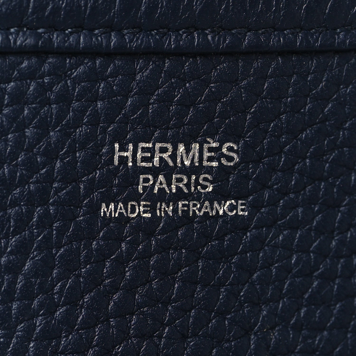 Hermes Taurillon Clemence Evelyne III GM Bleu Nuit 5 of 9