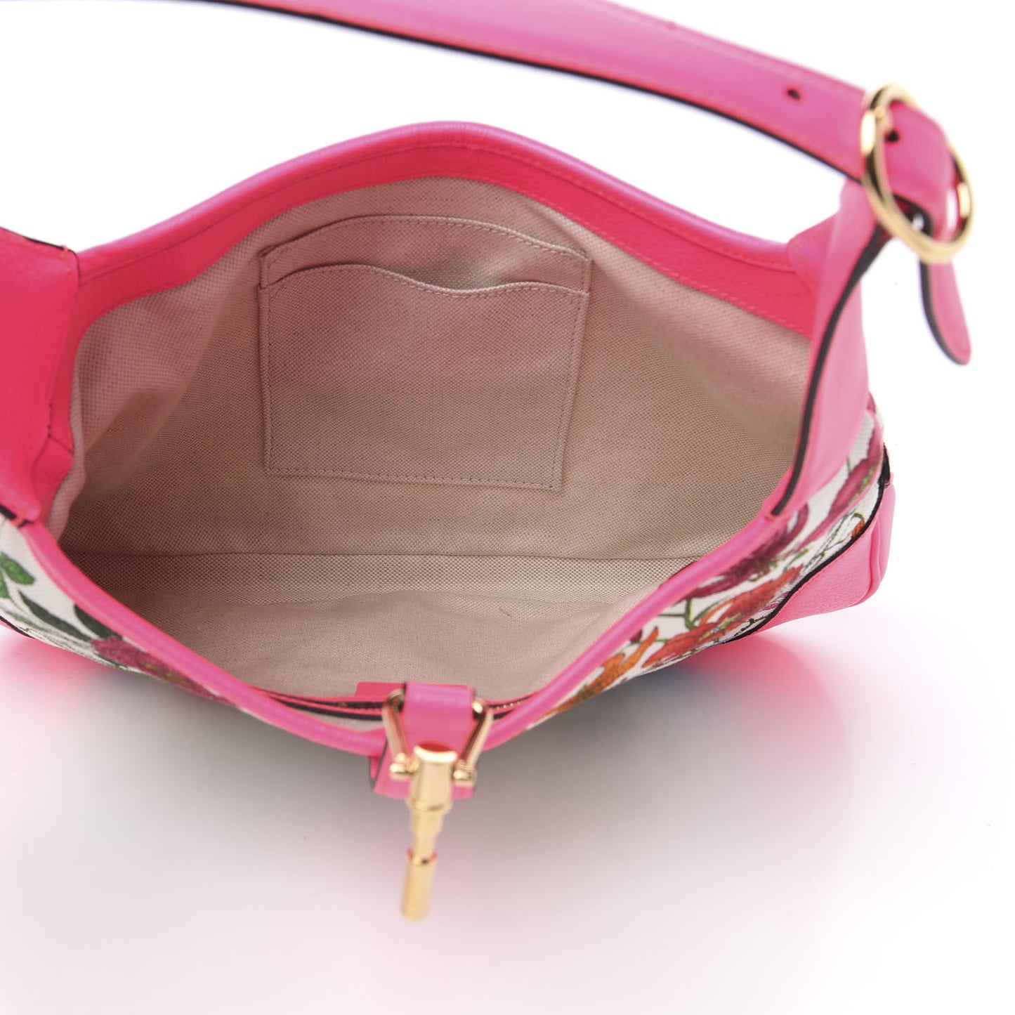 Canvas Flora Medium Jackie Hobo Fuchsia