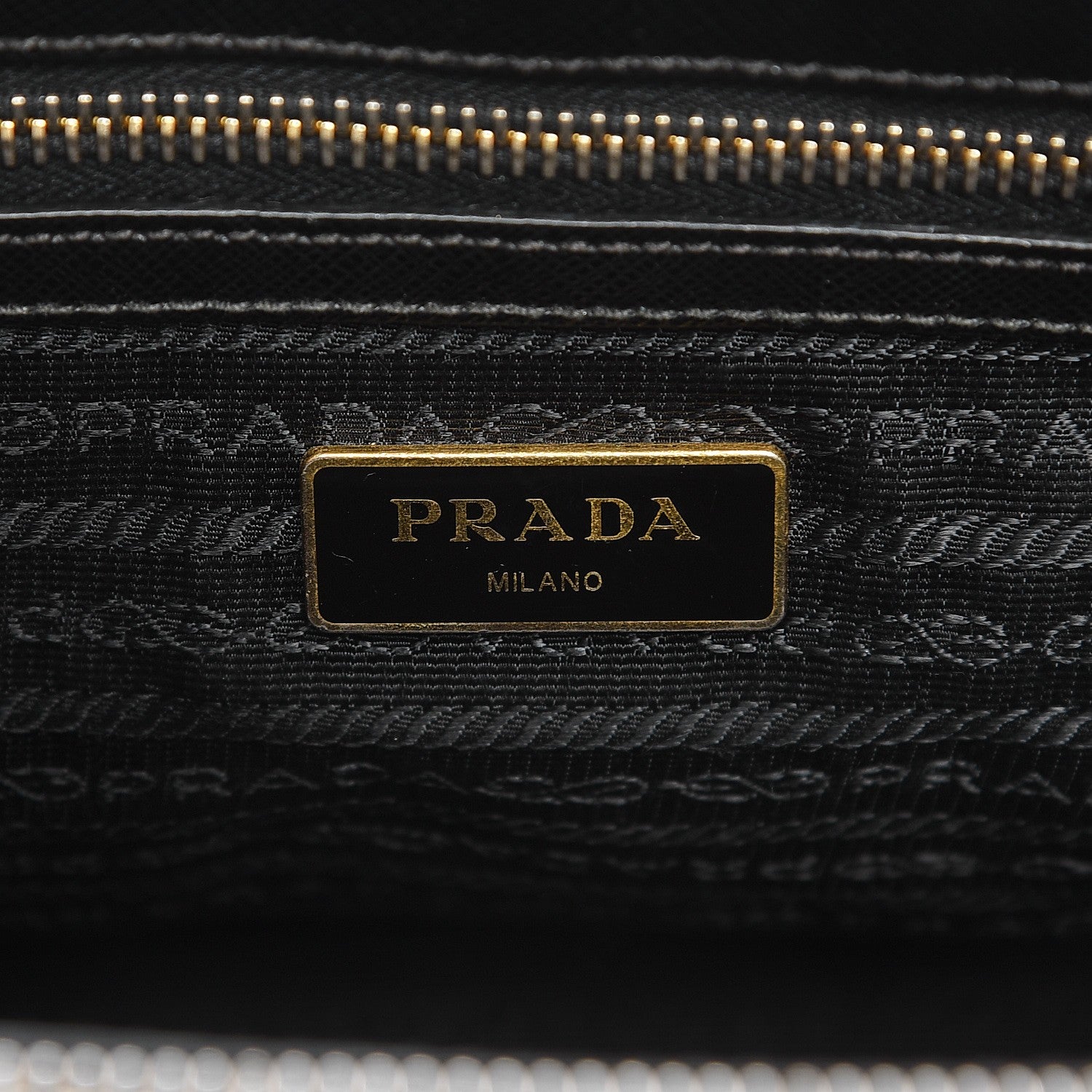 Prada Saffiano Small Galleria Double Zip Tote Black 7 of 15