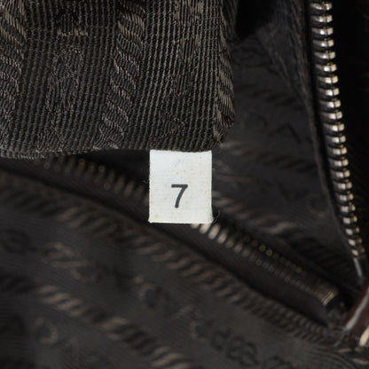 Prada Vitello Daino Frame Bowler Caffe 9 of 10