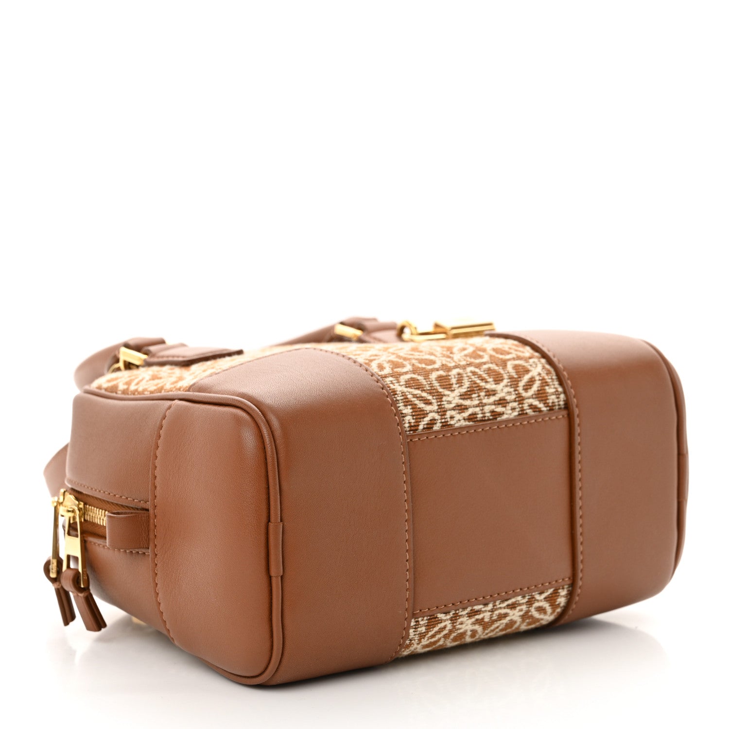 Loewe Jacquard Anagram Calfskin Mini Amazona 16 Square Bag Tan 4 of 9