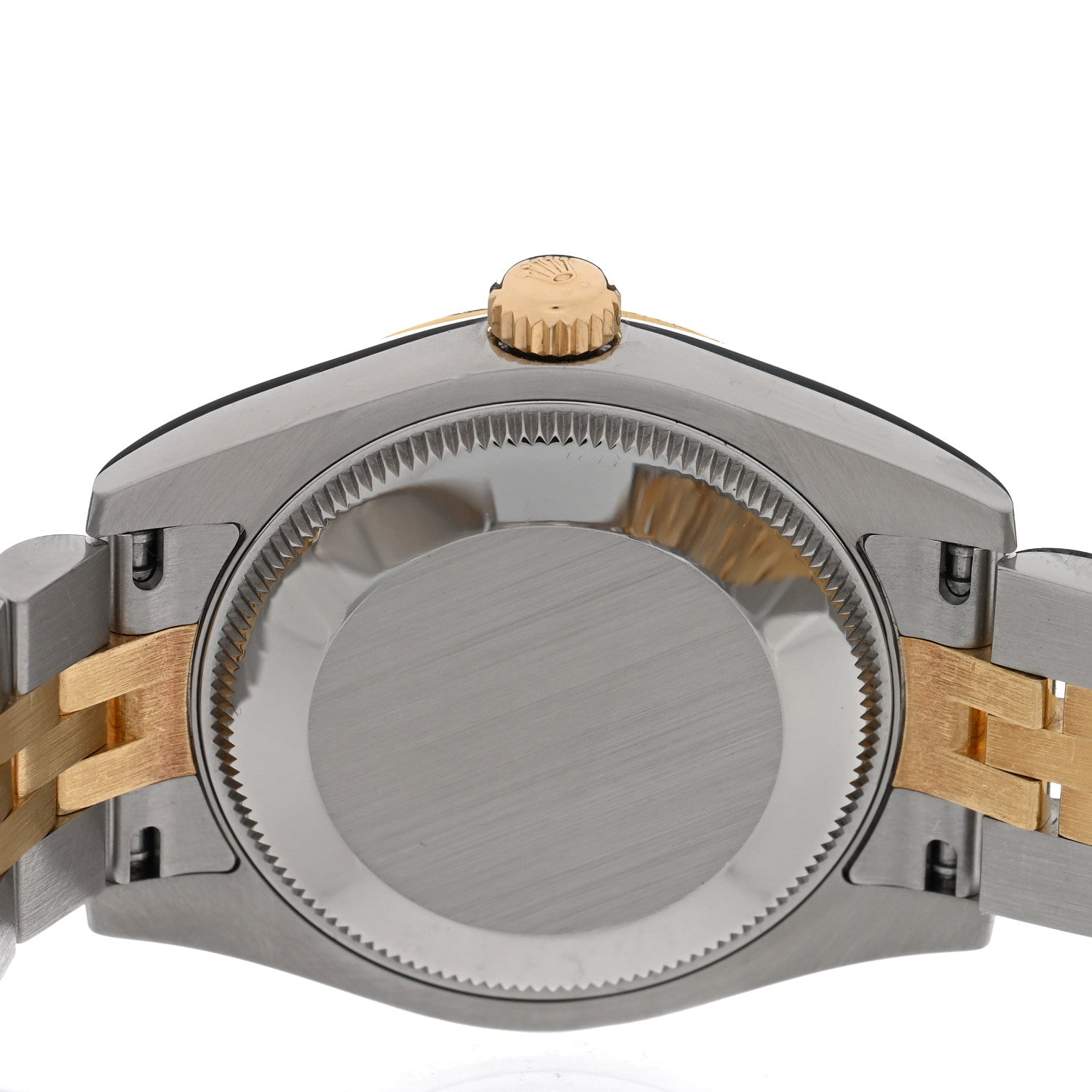 Rolex Stainless Steel 18K Yellow Gold Diamond 31mm Oyster Perpetual Datejust Watch Silver 178273 4 of 5