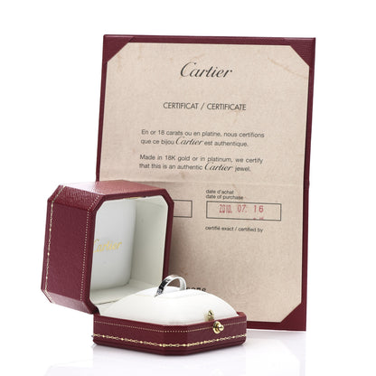 Cartier 18K White Gold 3.5mm LOVE Wedding Band Ring 57 8 5 of 5