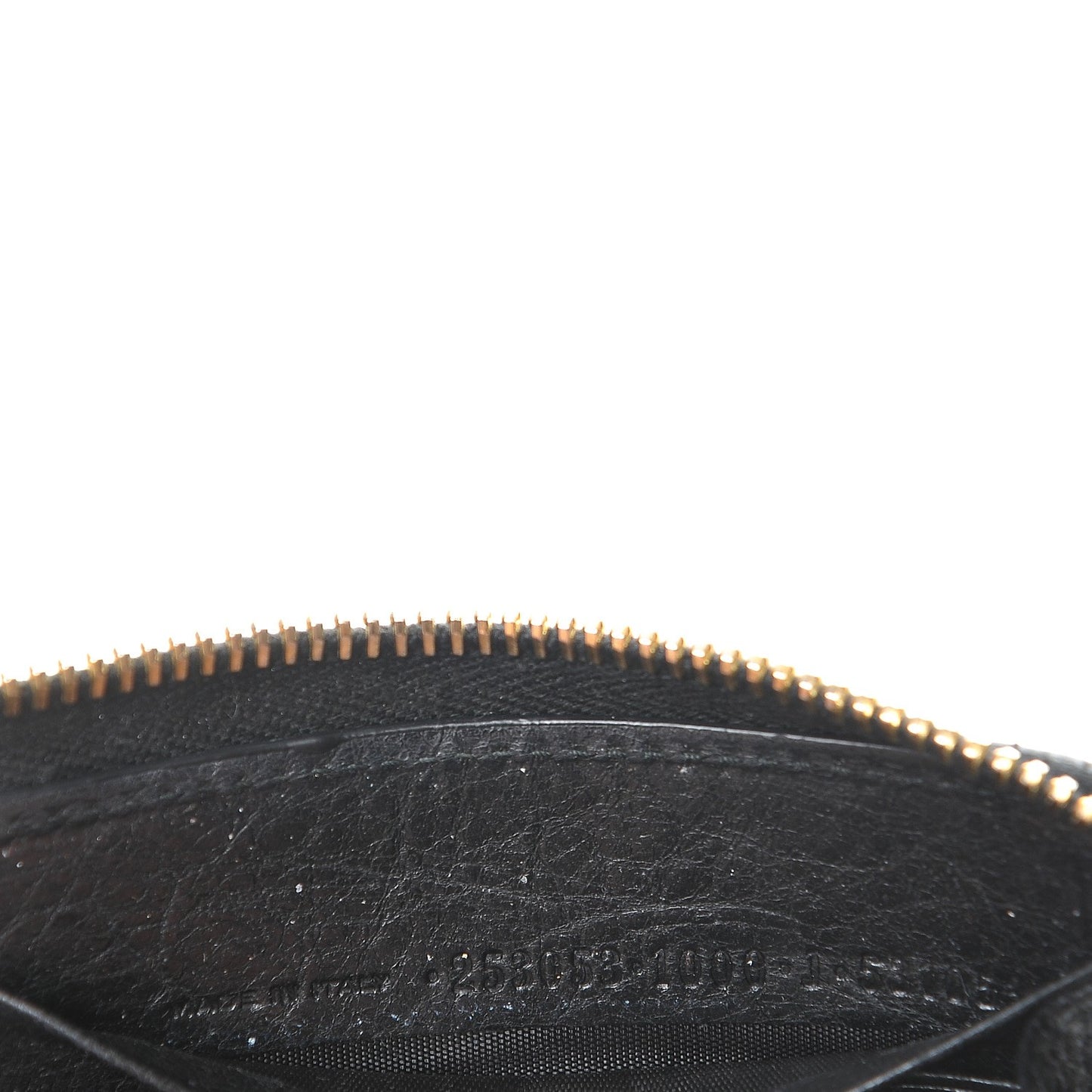 Agneau Giant 12 Gold Hardware Continental Zip Around Wallet Black