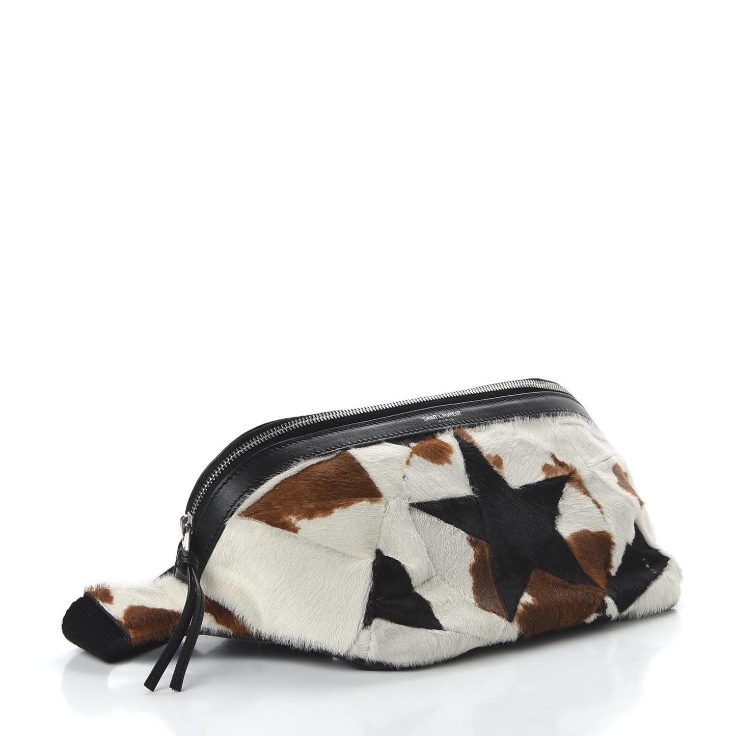 Calfskin Calf Hair Pony Belt Bag Multicolor