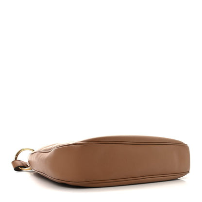 Versace Calfskin La Medusa Medium Hobo Crossbody Brown 4 of 9