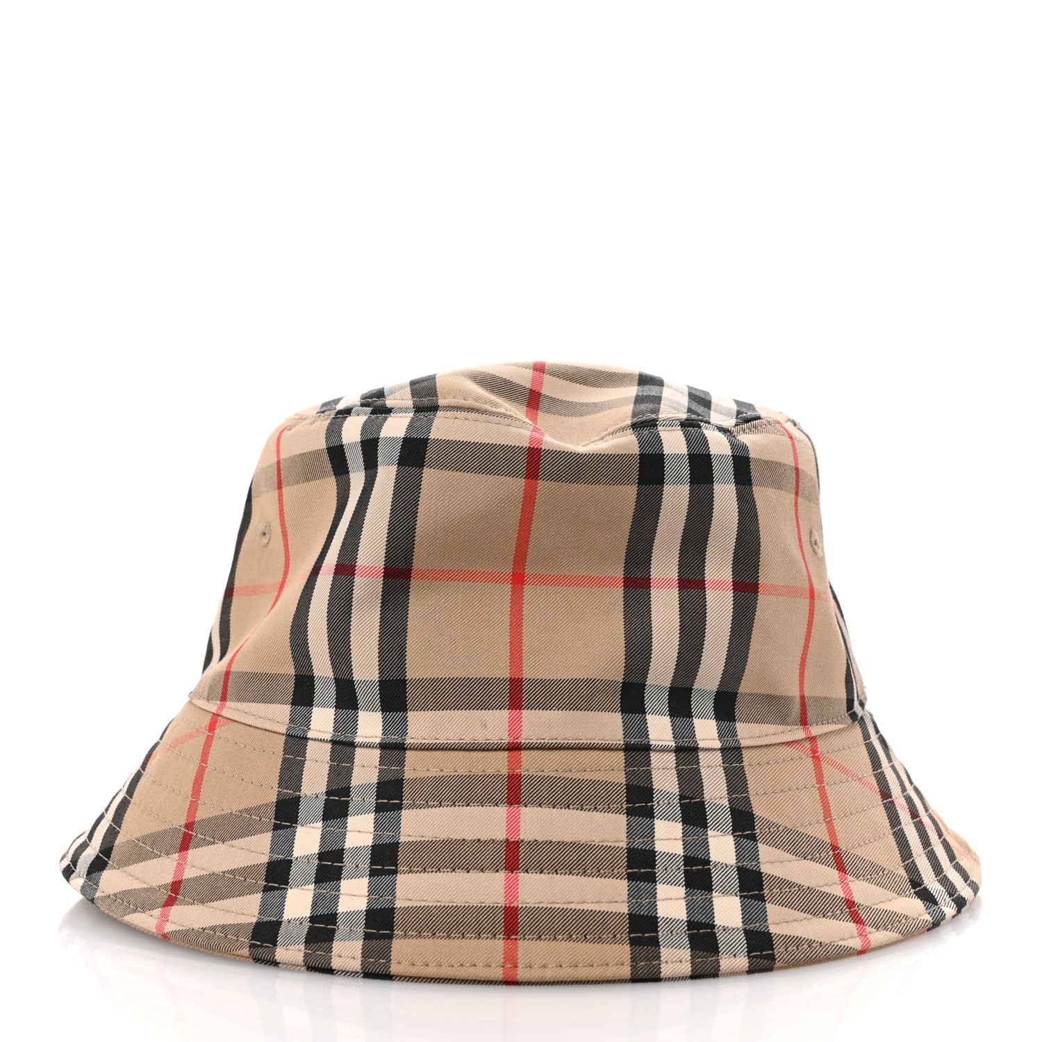 Burberry Technical Cotton Vintage Check Bucket Hat M Archive Beige 6 of 9