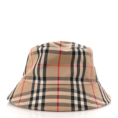Burberry Technical Cotton Vintage Check Bucket Hat M Archive Beige 6 of 9