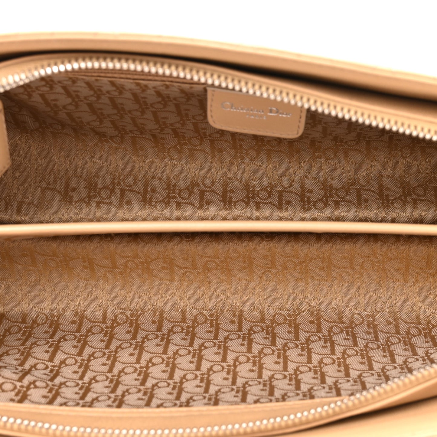 Lambskin Cannage Soft Lady Dior East West Beige