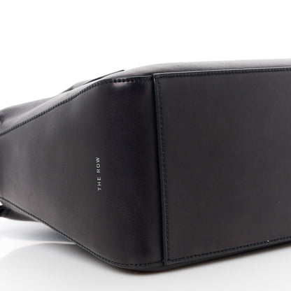 The Row Polished Saddle Calfskin E/W Top Handle Bag Black 8 of 11