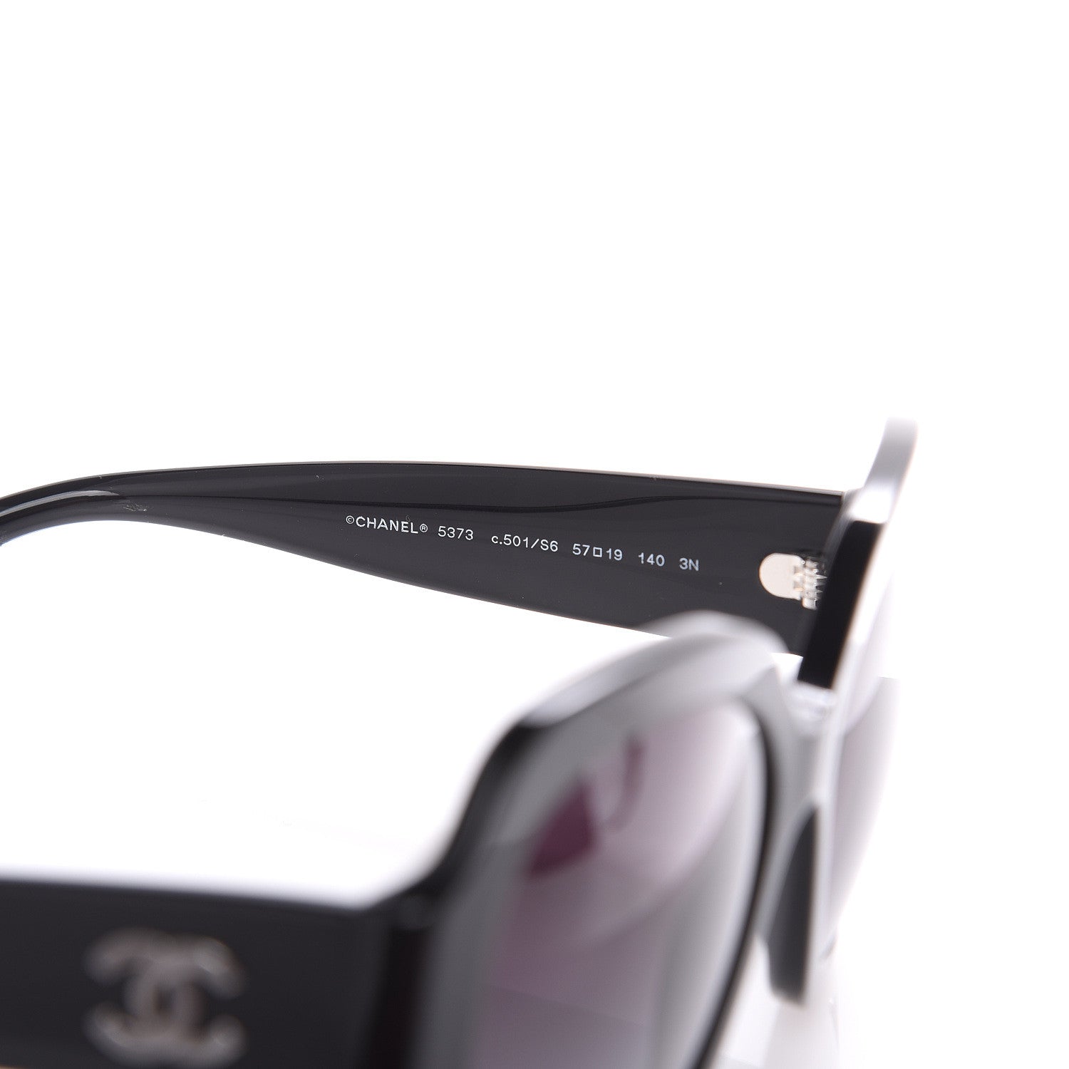 Chanel CC Sunglasses 5373 Black 5 of 7
