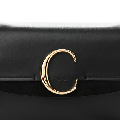 Chloe Calfskin Small C Double Carry Black 7 of 9