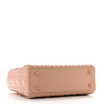 Christian Dior Calfskin Cannage Diamond Small My ABCDior Lady Dior Rose Des Vents 4 of 11