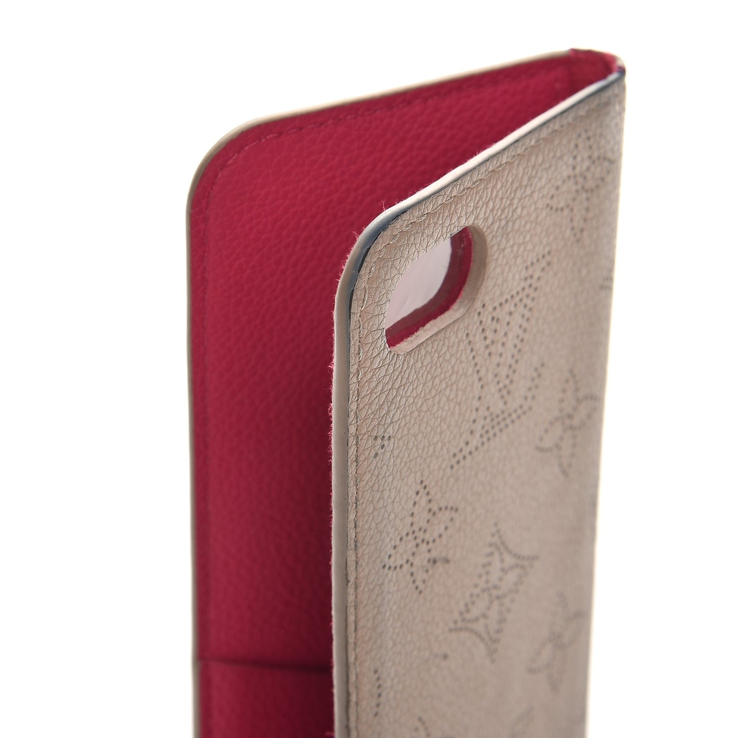 Monogram Cuir iPhone 7/8 Folio Case Galet