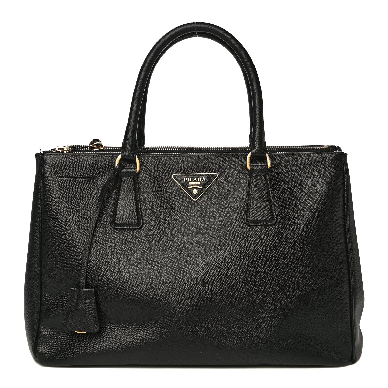 Prada Saffiano Large Galleria Double Zip Tote Black 1 of 24