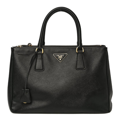 Prada Saffiano Large Galleria Double Zip Tote Black 1 of 24