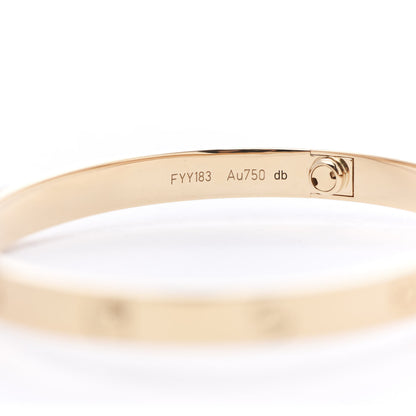 Cartier 18K Yellow Gold LOVE Bracelet 19 5 of 5