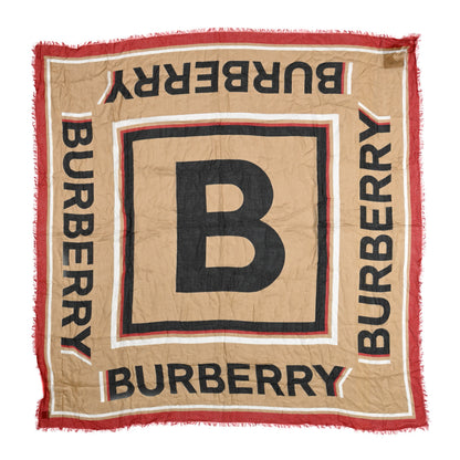 Burberry Modal Logo Scarf Archive Beige 1 of 5