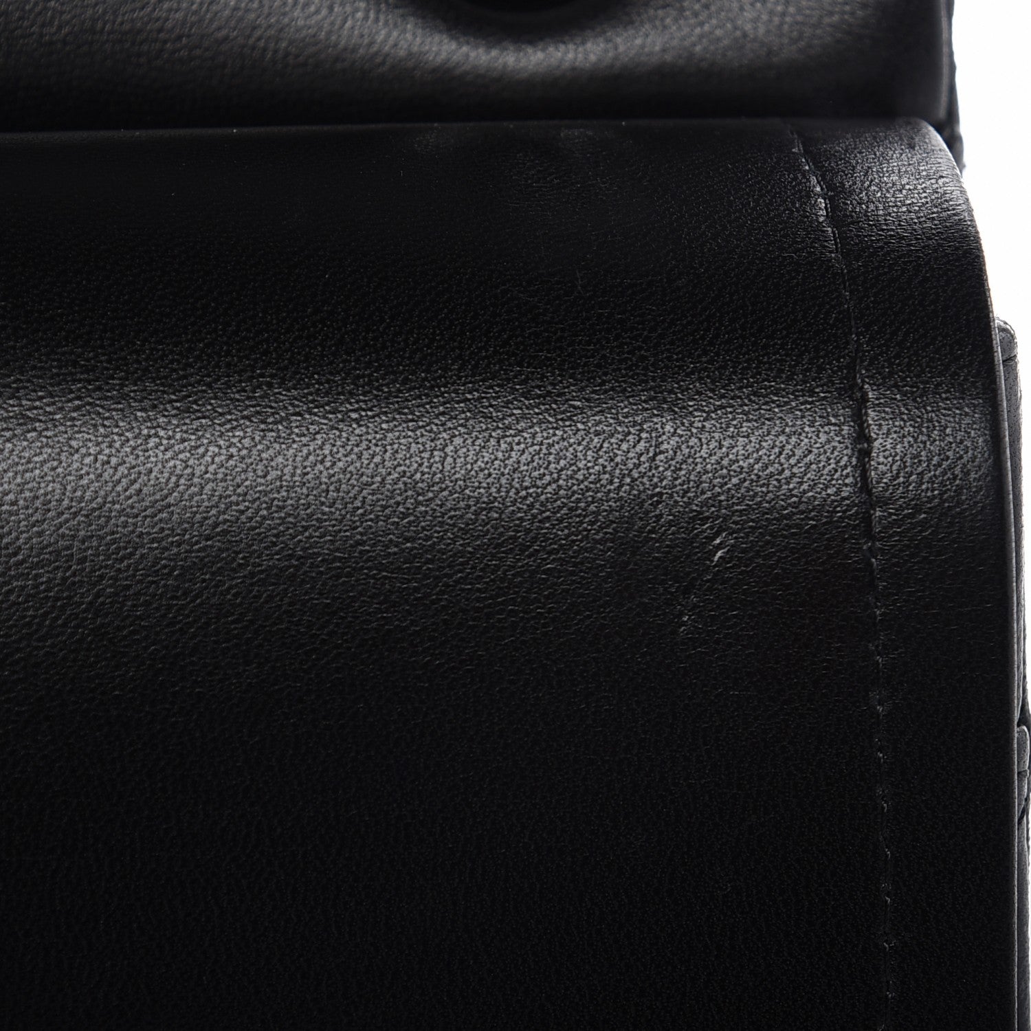 Chanel Lambskin Chevron Quilted Jumbo Double Flap So Black 9 of 13
