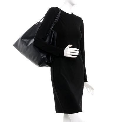 Celine Lambskin Horizontal Cabas Black 2 of 12