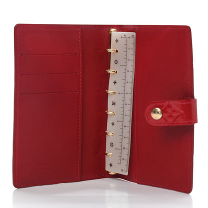 Louis Vuitton Vernis Small Ring Agenda Cover Pomme D'Amour 5 of 7