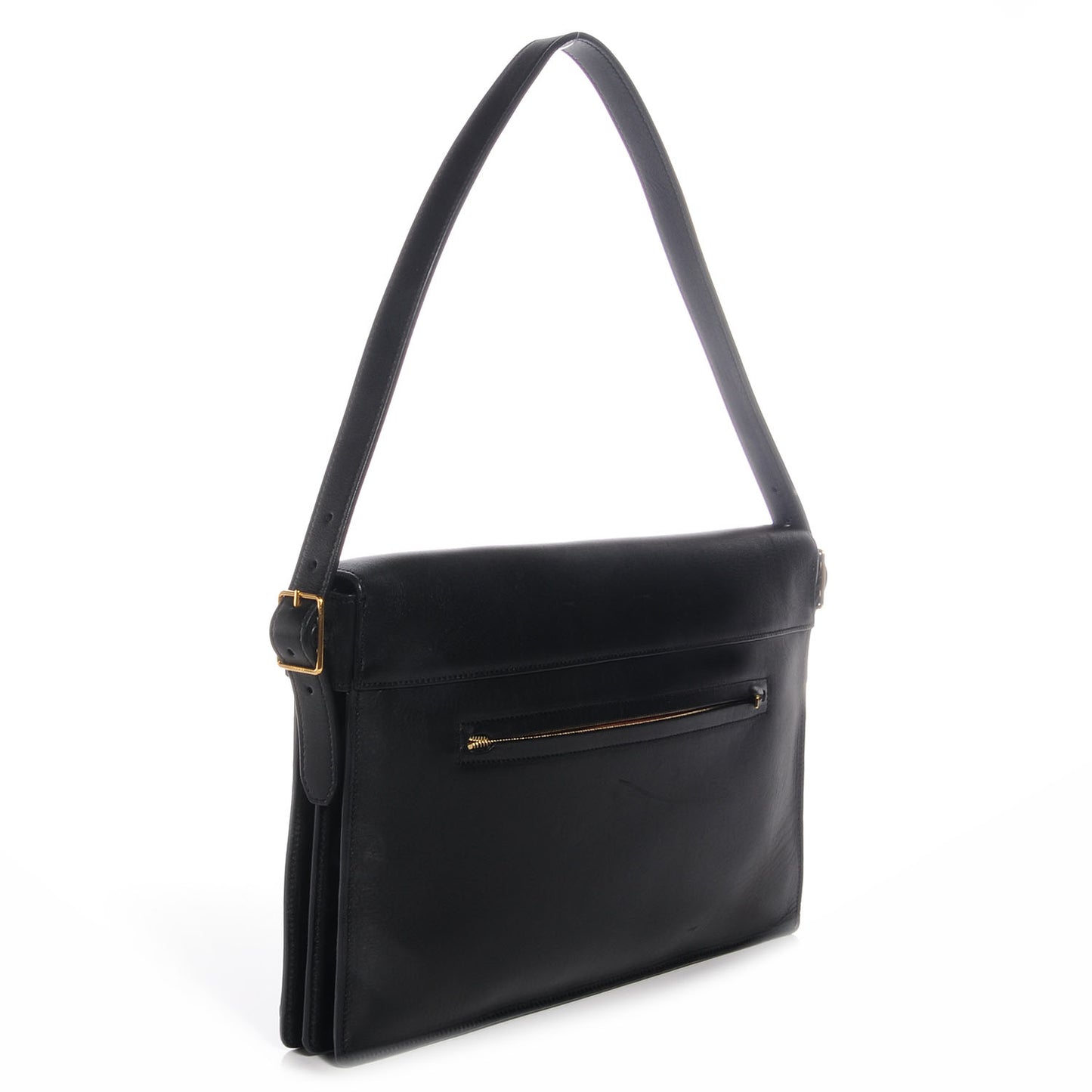 Calfskin Medium Diamond Shoulder Bag Black