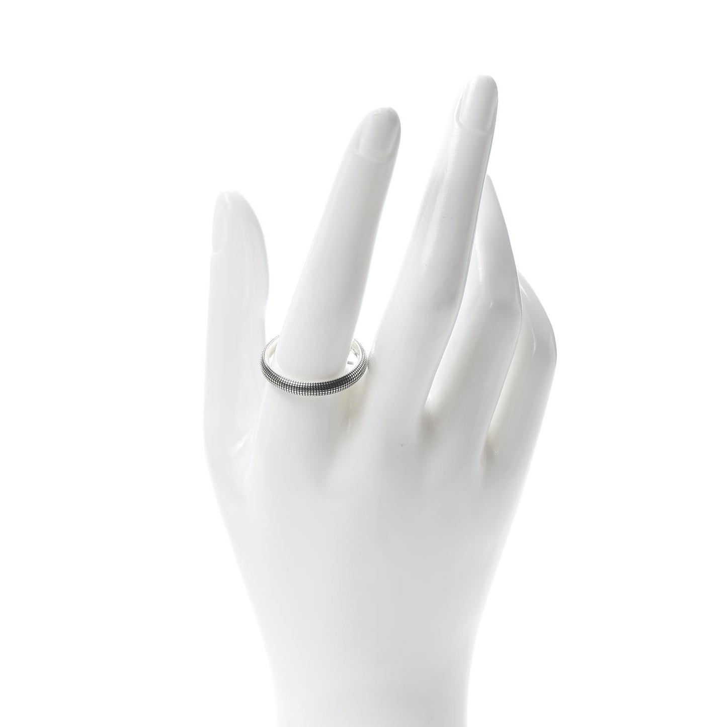 Sterling Silver 3.5mm Mens Sky Band Ring 65 11