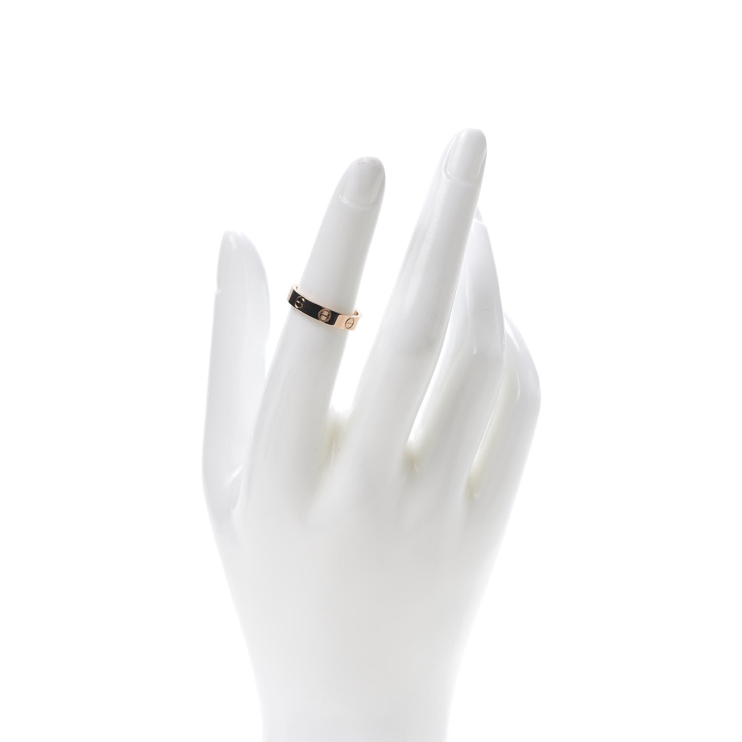 Cartier 18K Pink Gold 3.5mm LOVE Wedding Band Ring 50 5.25 2 of 4