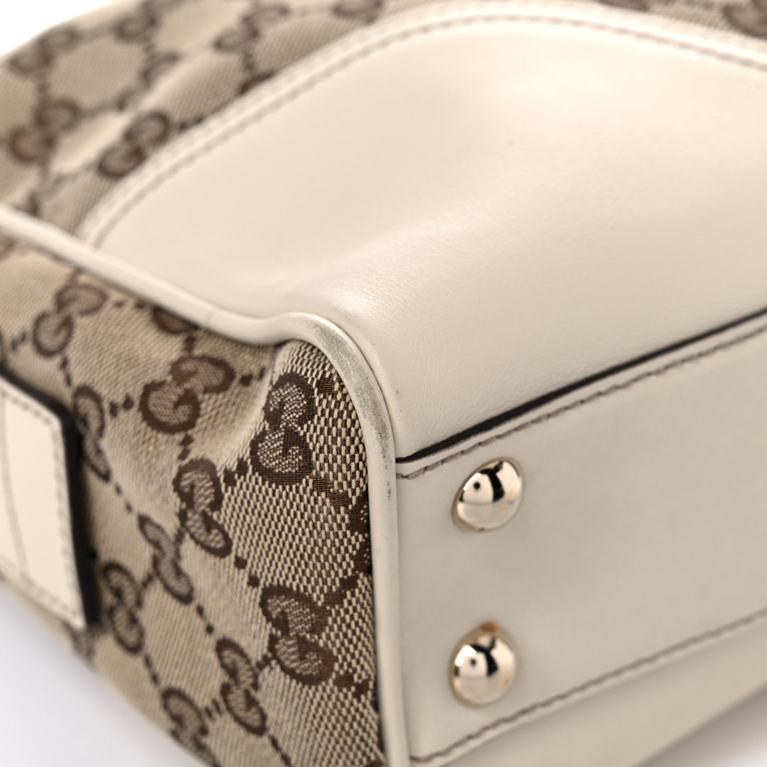 Gucci Monogram Medium New Britt Boston Off White 10 of 21