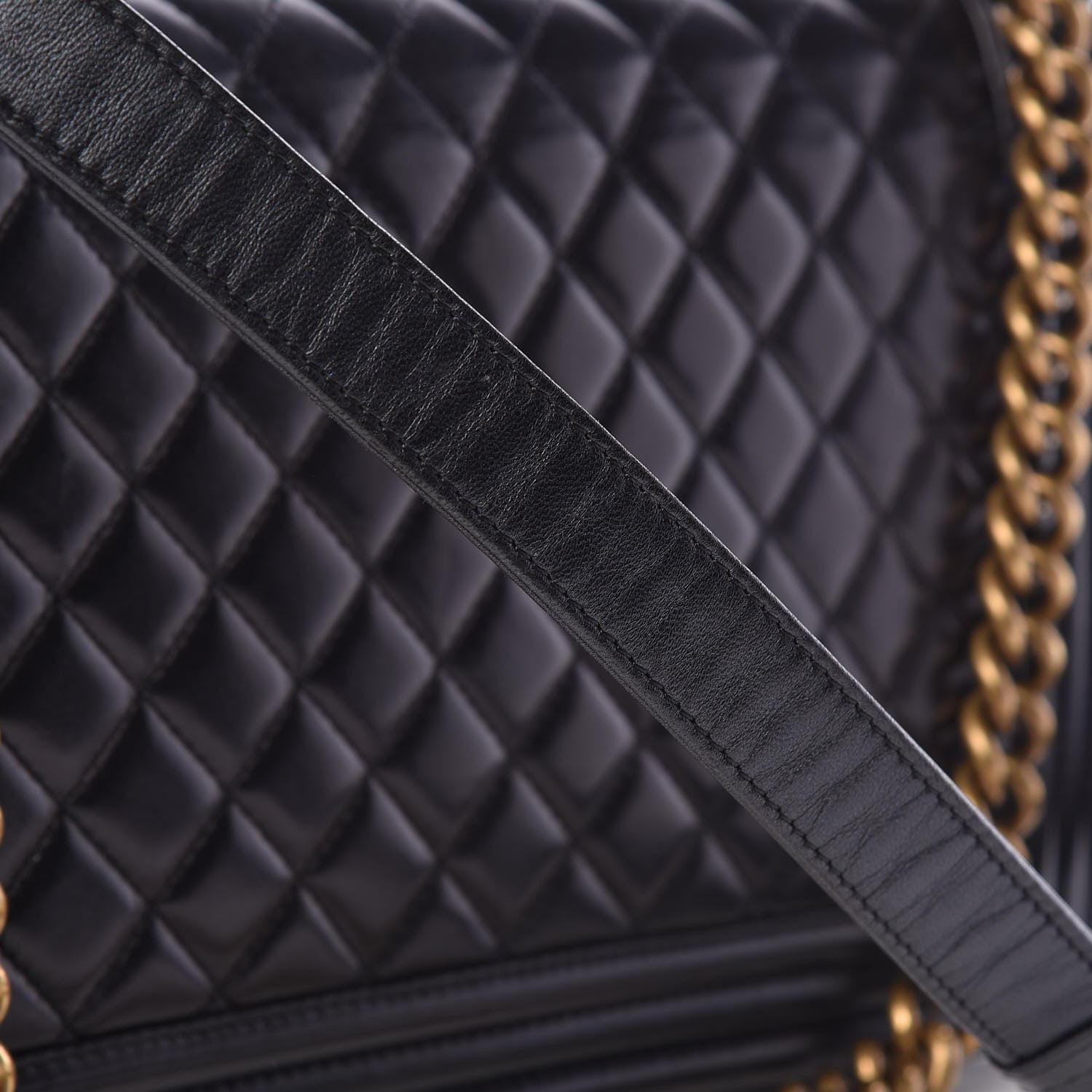 Chanel Lambskin Quilted New Medium Boy Flap Black 13 of 13