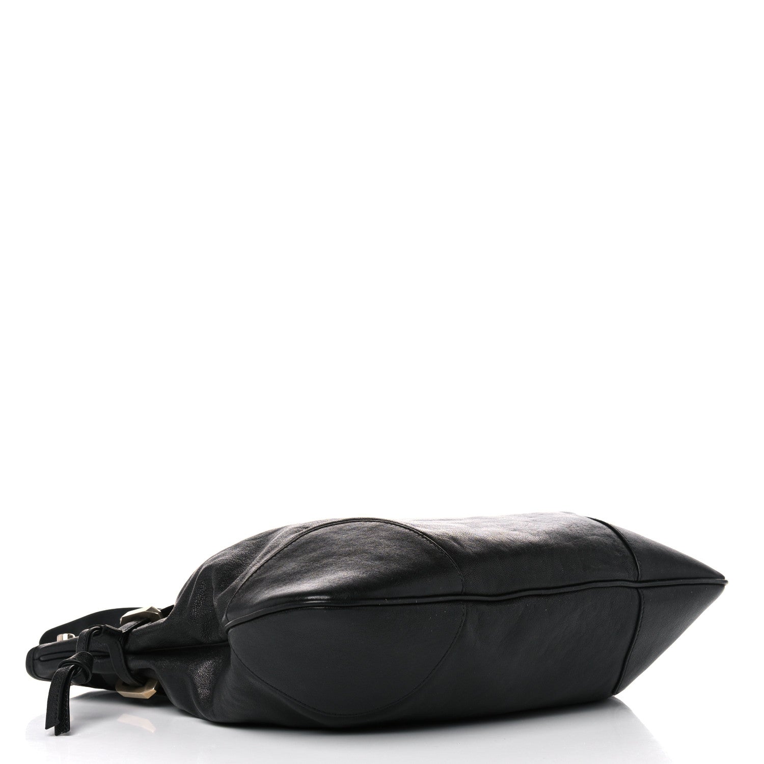 Gucci Sakai Calfskin Horsebit 1955 Cinch Top Messenger Bag Black 5 of 12