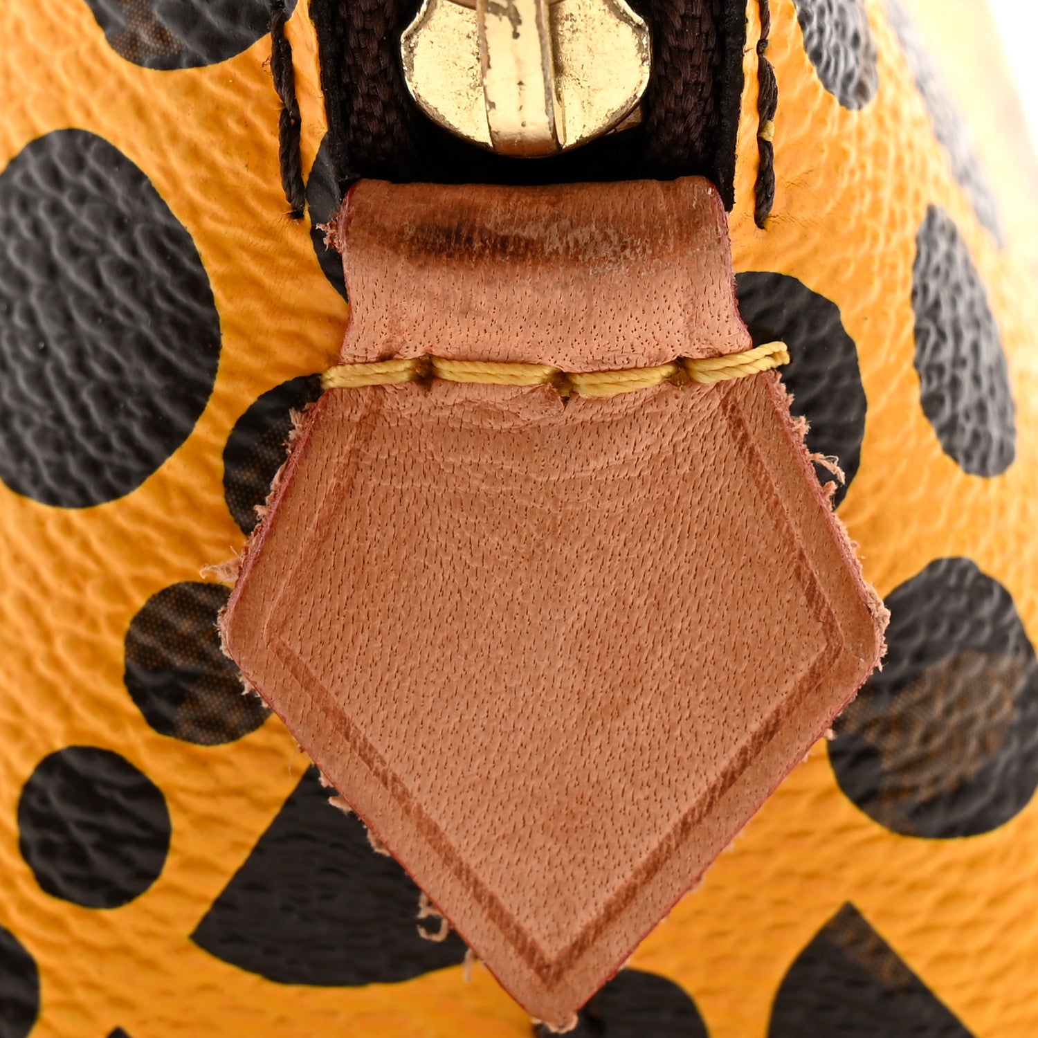Louis Vuitton Monogram Kusama Pumpkin Dots Cosmetic Pouch Yellow 10 of 10