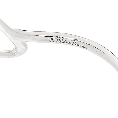 Tiffany Sterling Silver Paloma Picasso Graffiti Love Ring 54 7 4 of 5