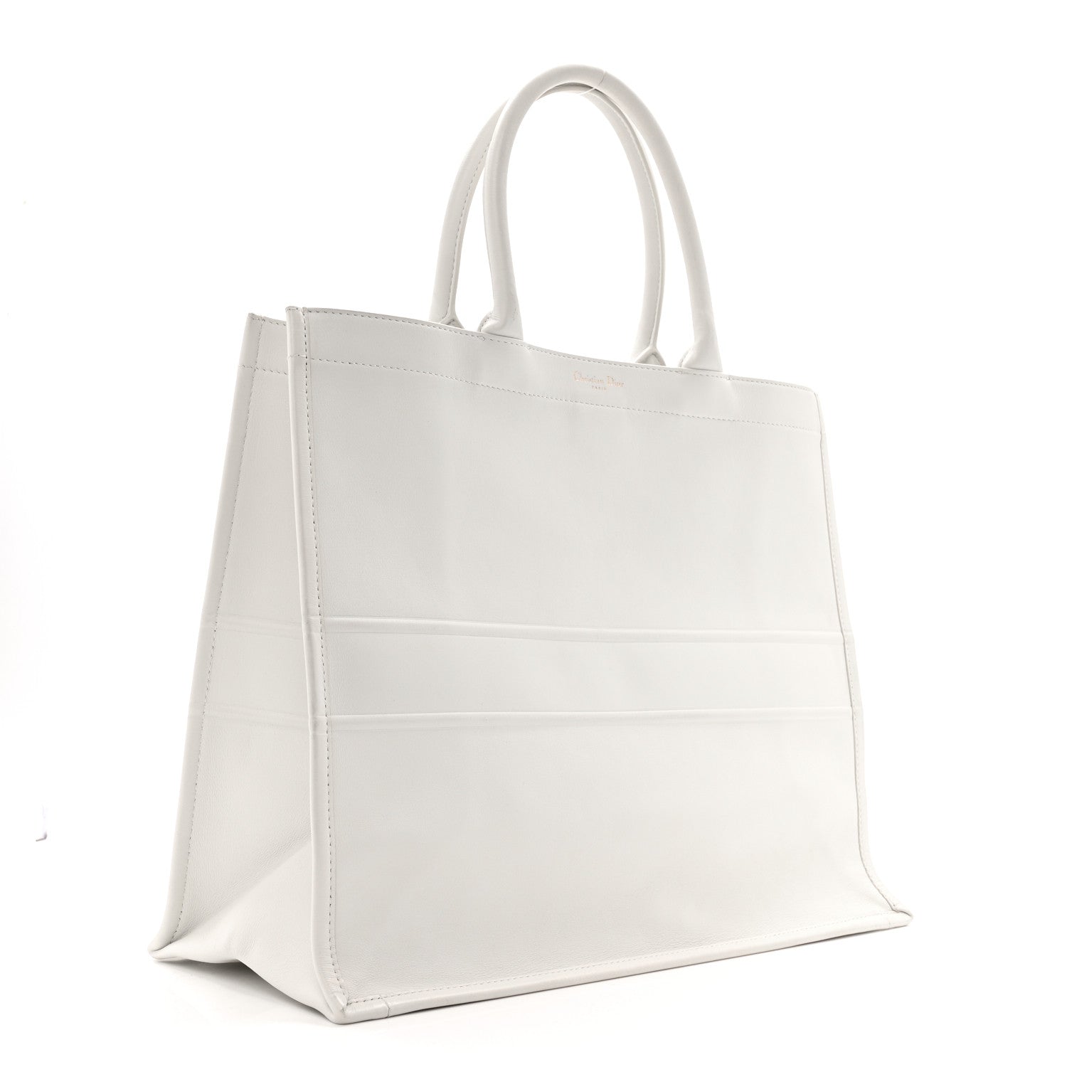 Christian Dior Calfskin Large Surrealism Book Tote Ivory 3 of 14