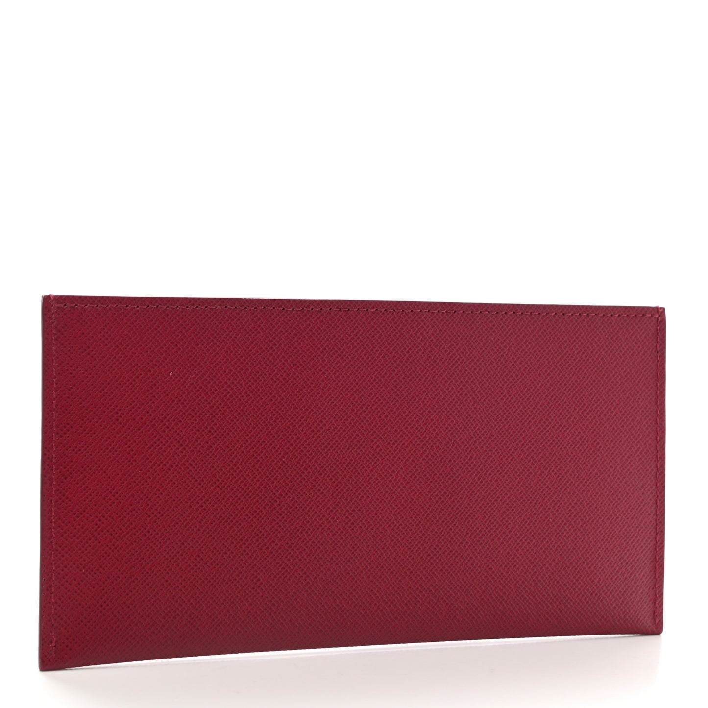 Calfskin Felicie Card Holder Insert Fuchsia