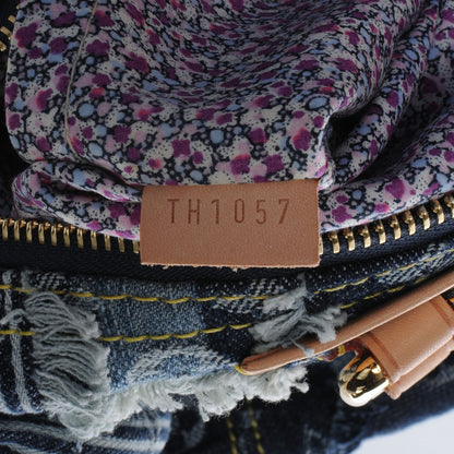 Louis Vuitton Denim Patchwork Speedy 30 Blue 6 of 7
