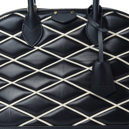 Louis Vuitton Lambskin Malletage Alma PM Black 11 of 11