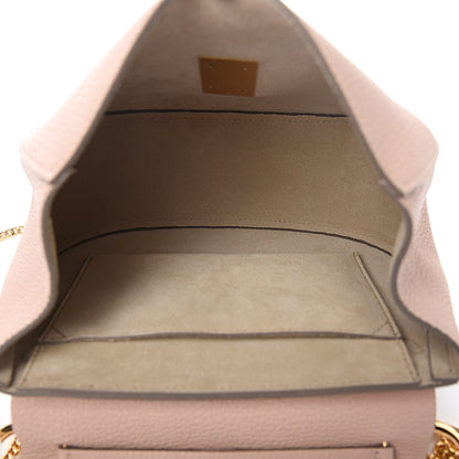 Chloe Grained Lambskin Drew Shoulder Bag Cement Pink 4 of 9
