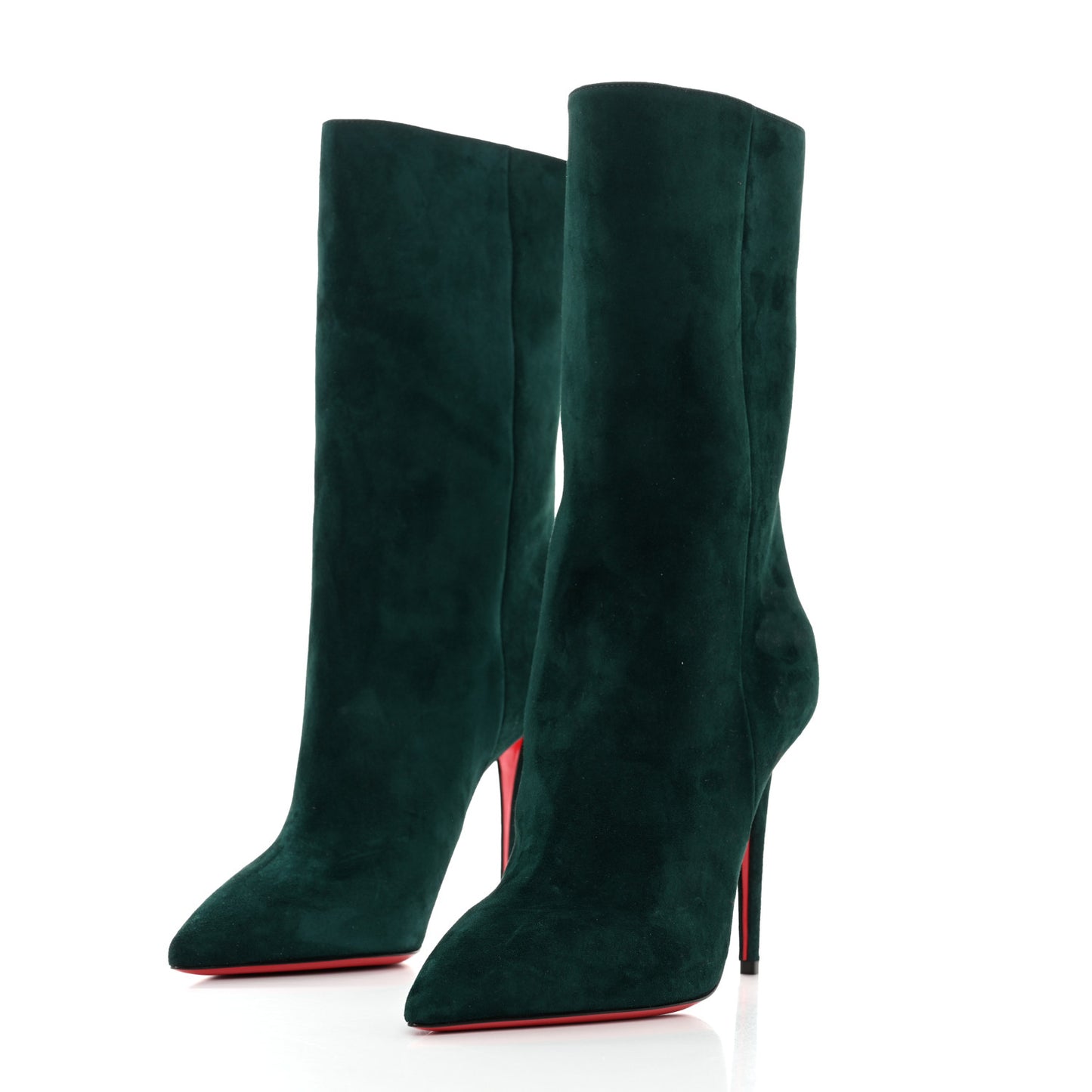 Veau Velours Astrilarge 100 Booties 39 Green