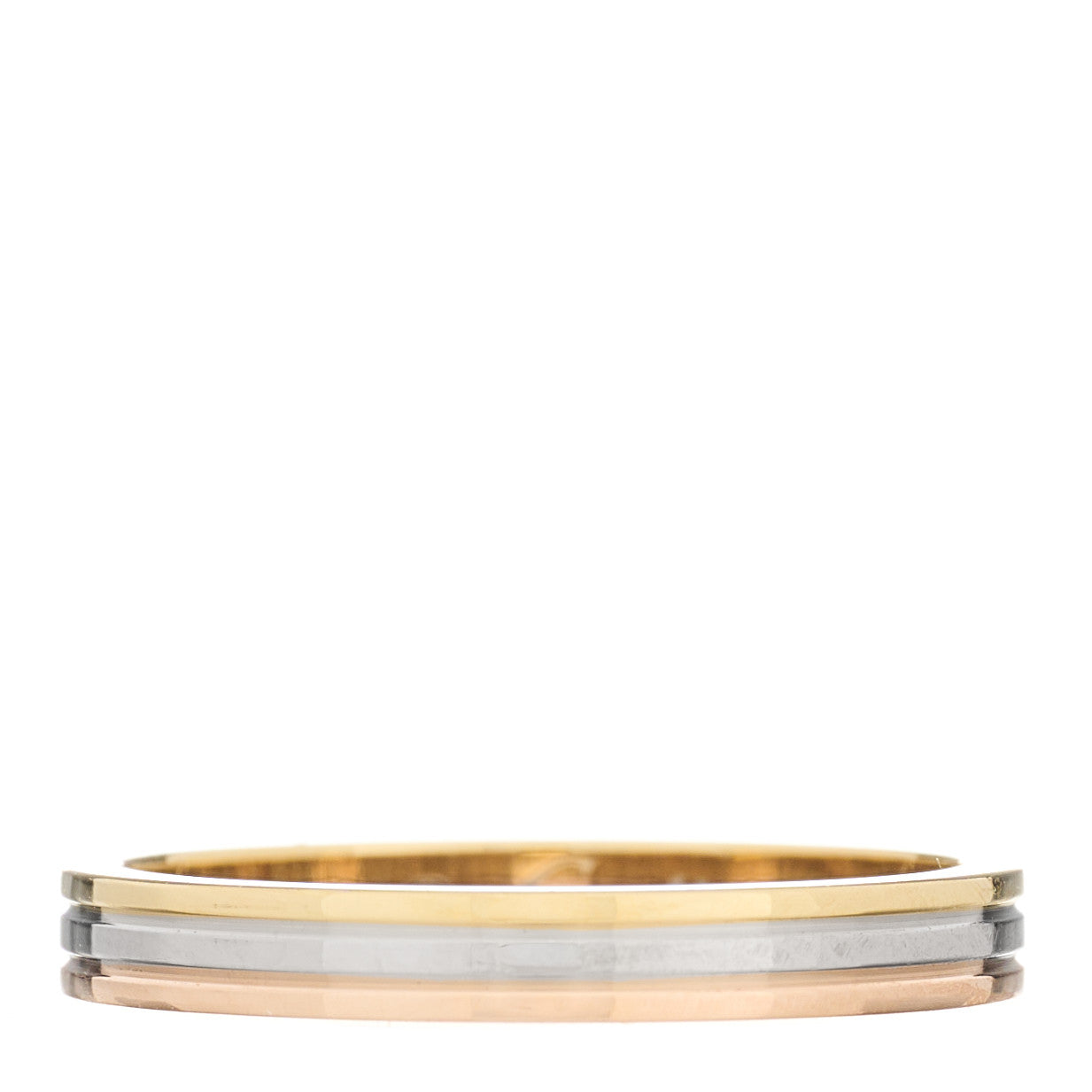 Cartier 18K Pink White Yellow Gold 2.5mm Vendome Louis Cartier Wedding Band Ring 49 5 1 of 4